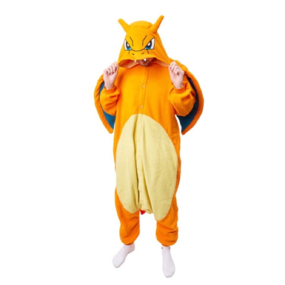 Adult Men’s L/XL Charizard Kigurumi Onesie